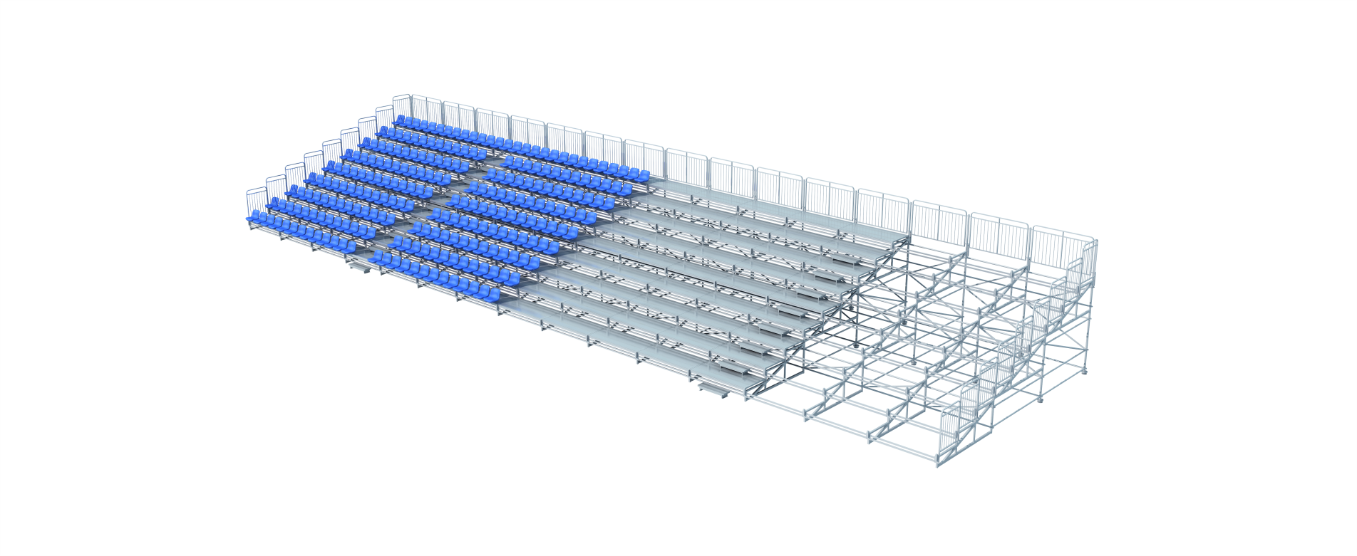 模塊拆裝金屬看臺(tái)